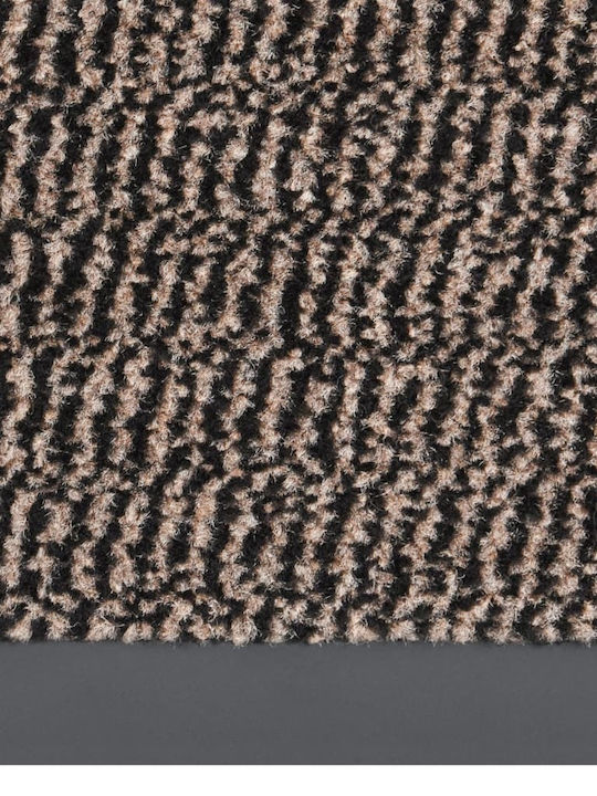 vidaXL Fußmatte Teppich mit rutschfester Unterlage Dark Brown 60x180cm