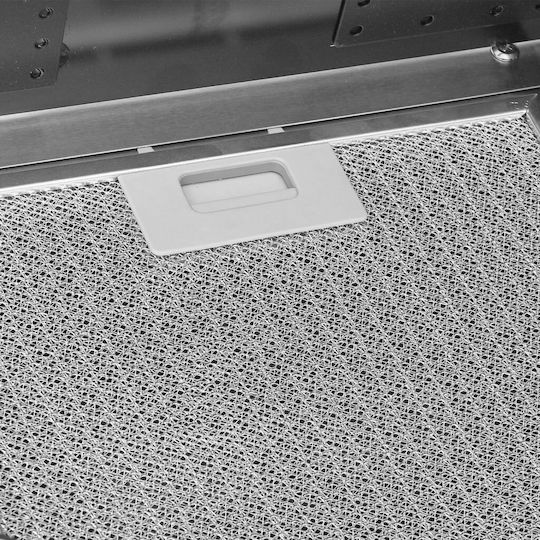 vidaXL Каминен аспиратор 90см Inox