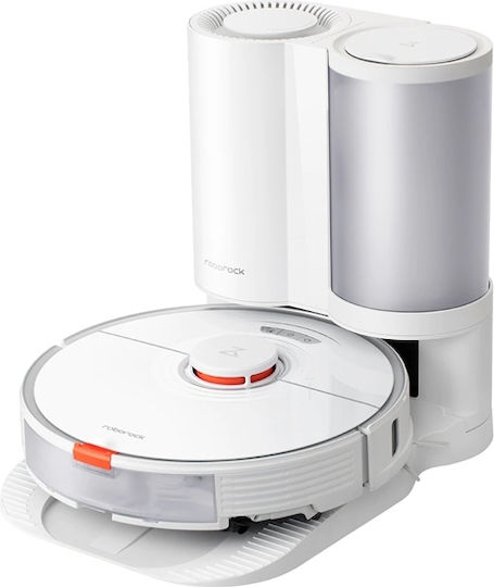 Roborock S7 + Smart Robot Vacuum / Mopping Cleaner Roboterstaubsauger zum Saugen & Wischen mit Kartierung und Wi-Fi Weiß