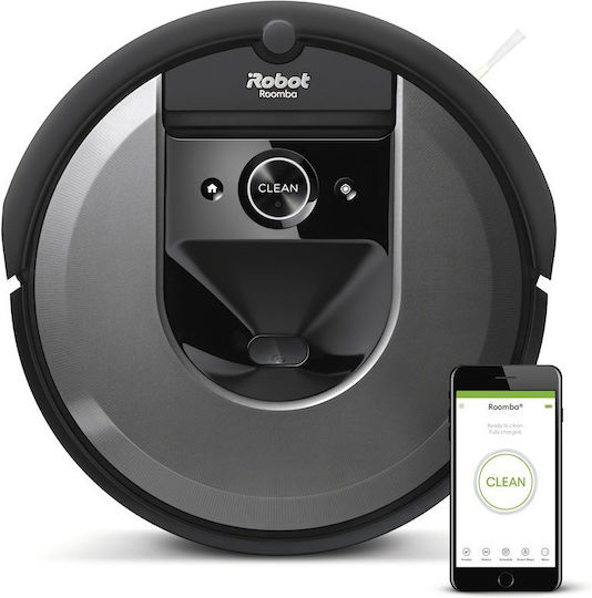 iRobot Roomba i7 Roboter-Staubsauger mit Optischer Kartierung und Saugkraft 1800Pa Schwarz