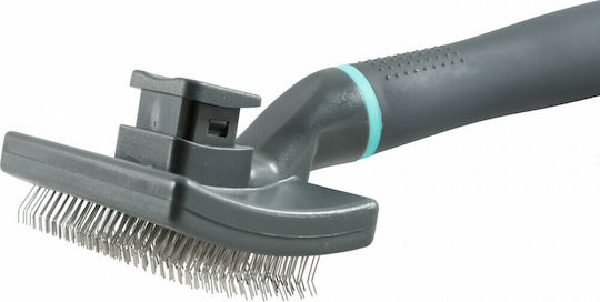 Zolux ANAH With Extendable Needles Brush Medium for Misc Hair Lengths for Hair Removal Turquoise
