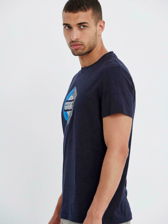 Garage Fifty5 Ανδρικό T-shirt Navy Μπλε με Στάμπα