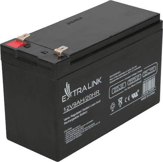 Extralink Μπαταρία UPS με Χωρητικότητα 9Ah και Τάση 12V EX.16569 1τμχ