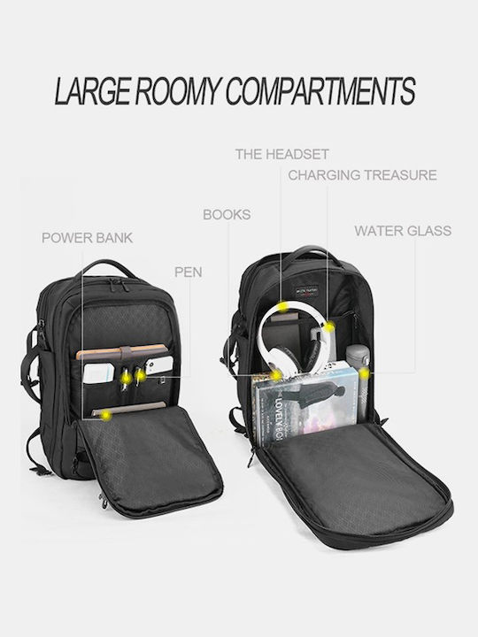 Arctic Hunter B00188 Backpack for Laptop 15.6" with USB Port in Gray Color