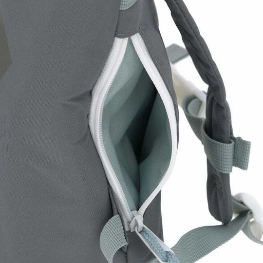 Laessig Racoon Kids' Insulated Backpack Lunch Bag Gray 28x11x34cm