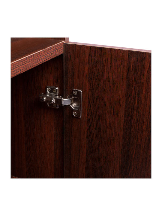 Kabinett Büro Vance mit Schloss Wenge 80x38x118.5cm