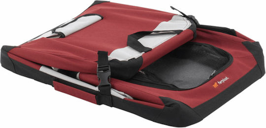 Ferplast Holiday 6 Husă impermeabilă Geantă de mână pentru transport câine Roșie M70xL52xA52cm.