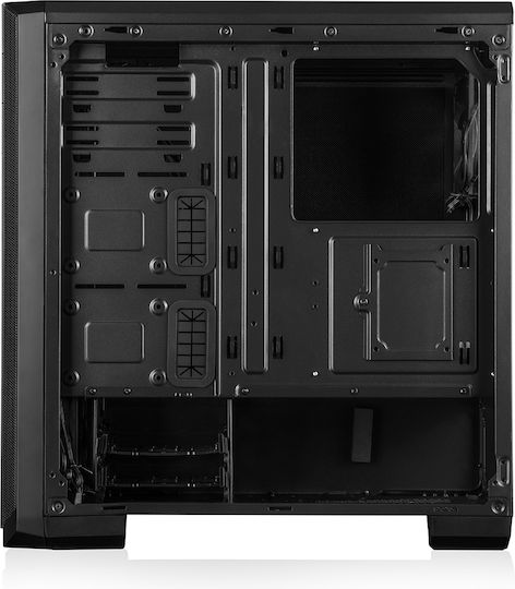 Modecom Oberon Pro Геймърско Midi Tower Компютърна Кутия с Страничен Прозорец Черна