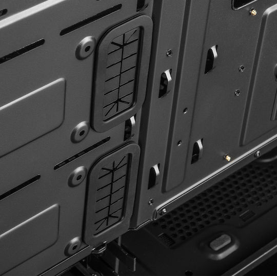 Modecom Oberon Pro Glass Gaming Middle Tower Carcasă PC cu Deschidere Laterală Neagră