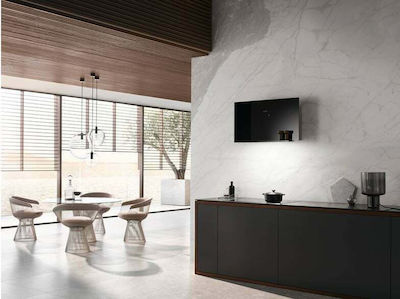 Miele DA 9091 W Screen Απορροφητήρας Καμινάδα 90cm Μαύρος