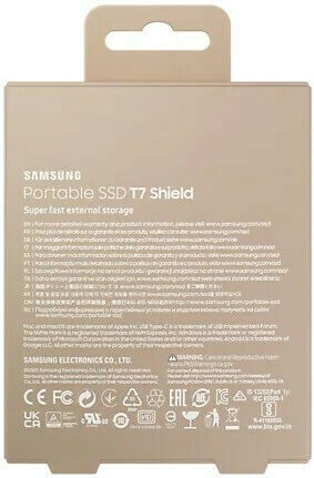 Samsung T7 Shield USB-C External 2.5" SSD 2TB Beige