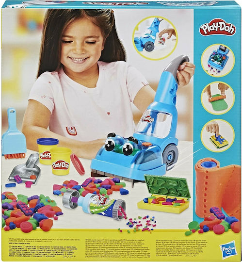 Hasbro Плей-Доу Пластелин - Игра Zoom Vacuum & Clean Up за 3+ Години 5 Бр
