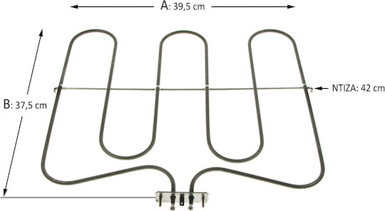 Lower Oven Heating Element Smeg 1300 Watt