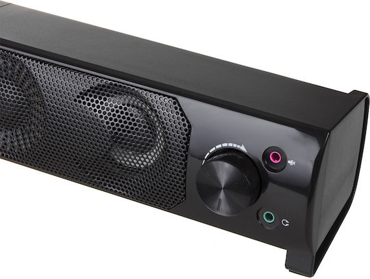 Audiocore AC955 2.0 Speakers with RGB 3W Black