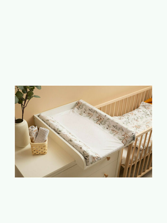 Sensillo Changing Pad Cover Made of White Fabric 50x70cm