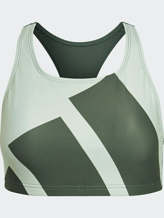 Sport Bikini Set Sports Bra & Slip Bottom Green Oxide