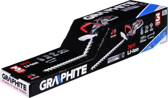 Graphite 58G042 Μπορντουροψάλιδο Μπαταρίας 36V με Μήκος Λάμας 59.5cm Solo