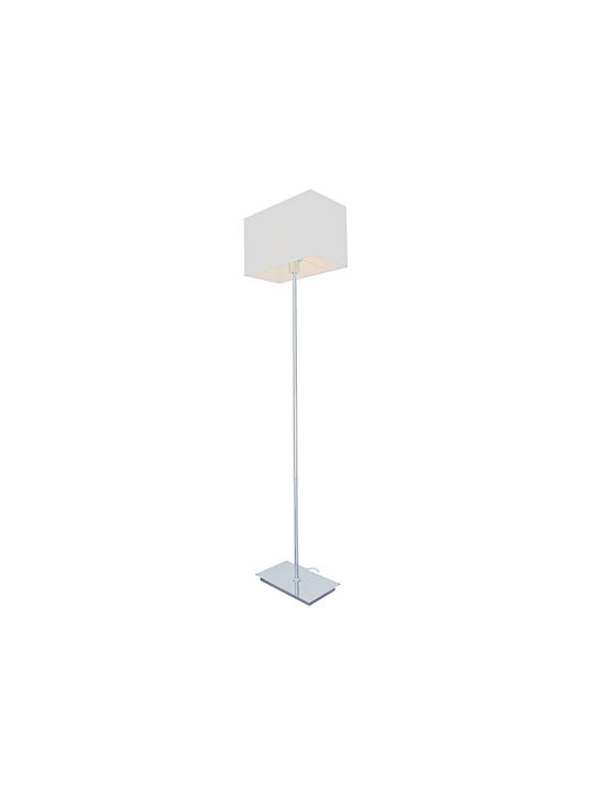 Aca Mix&match Floor Lamp H125xW27cm. with Socket for Bulb E27 White