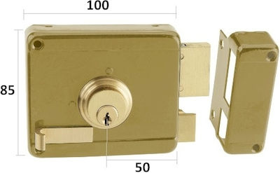 F.lli Facchinetti Boxed Lock Electric in color Gold