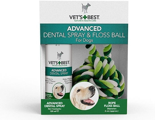 Vet's Best Advanced Dental Spray Dog Dental against Bad Breath 120ml