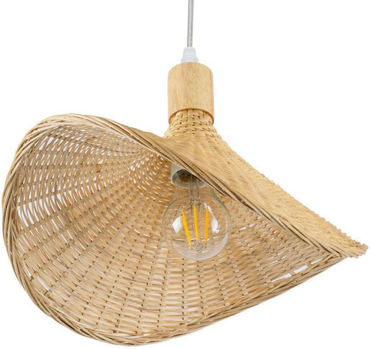 GloboStar Cuba Pendant Light Beige Boho 33cm