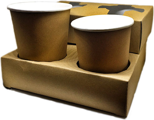 Set of 50 Coffee Cup Holders 4 Positions