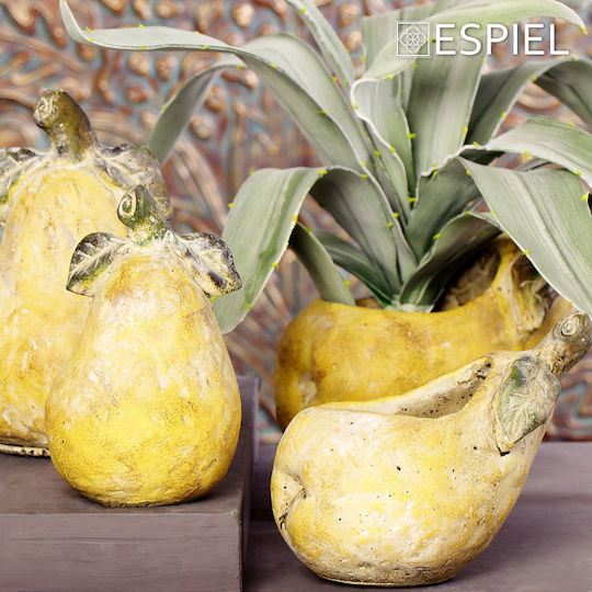 Espiel Plant Pot Ceramic Yellow