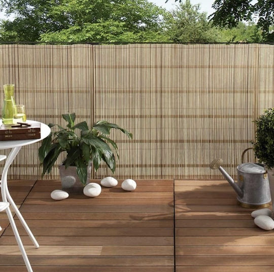 Nortene Premium Twin Bamboo Fencing Plastic with Whole Reed 1x3m 2017791 Nortene Premium Twin Bamboo Fencing Plastic with Whole Reed 1x3m 2017791