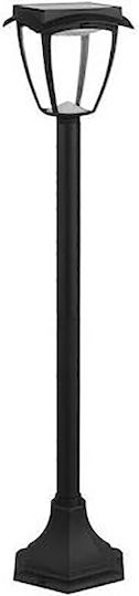 V-TAC Led Garten 2w Schwarz Solarleuchte Boden Column 2W 110lm mit Natürliches Weiß Licht 4000K IP65 94cmx94cmx15cmcm