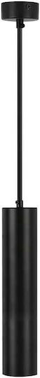 V-TAC Pendant Light Black with Socket GU10 6x30x30cm