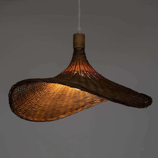GloboStar Cuba Brown Ceiling Light Boho with E27 Socket 53x30x30cm