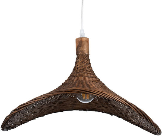 GloboStar Cuba Brown Ceiling Light Boho with E27 Socket 53x30x30cm