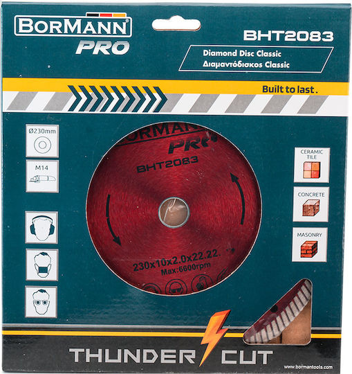 Bormann Pro BHT2082 Cutting Disc Construction Materials Hole Diameter 125mm 1pcs
