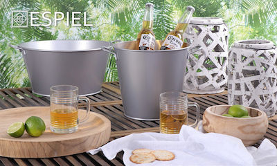 Espiel Metallic Wine Cooler L25xW32xH23cm