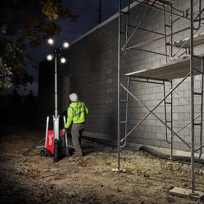 Milwaukee Battery Jobsite Light LED IP55 with Brightness up to 27000lm MXF TL-601