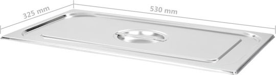 vidaXL Deckel für GN1/1 (2 Stk) 2Stück