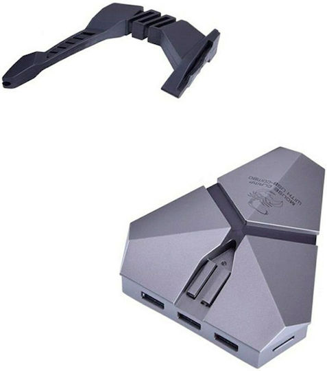 Mouse Bungee USB Hub Gray