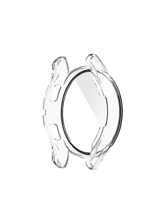 Samsung Plastic Case with Glass in Transparent color for Galaxy Watch 4 40mm