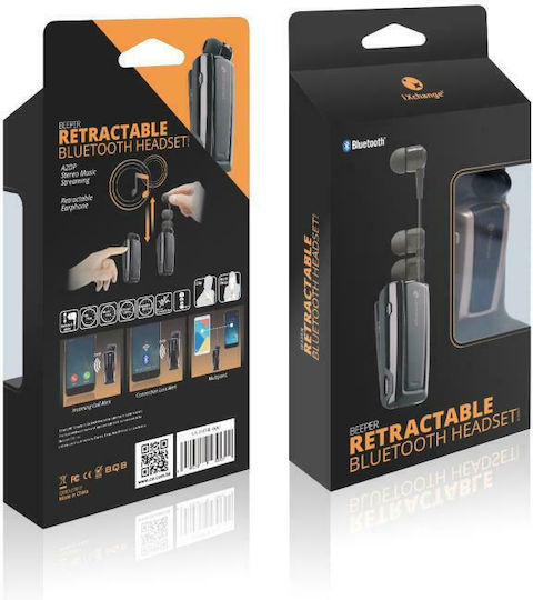 iXchange UA24ST In-ear Bluetooth Handsfree Earphone Lapel Gold