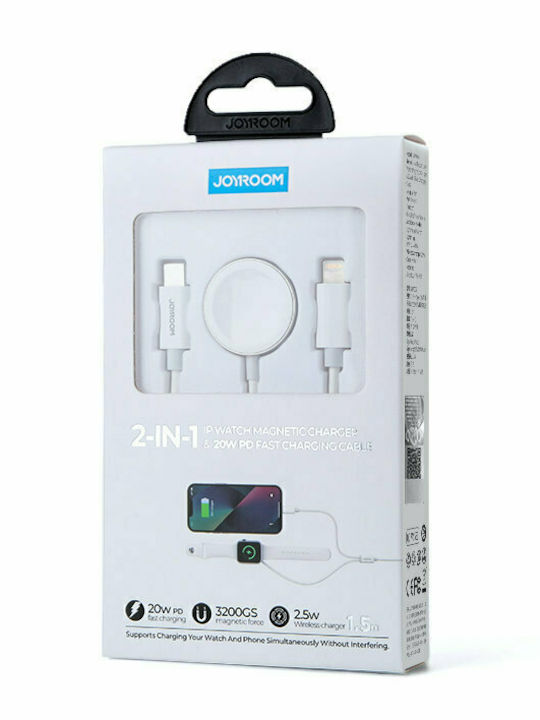 Joyroom S-IW005 Φορτιστής για Apple Watch Λευκός