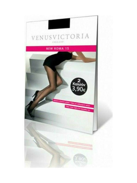 Venus Victoria Tights 15 Den KA-VC015 (2 pcs.) Black KA-VC015