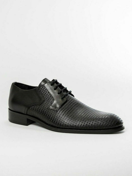 Vice Footwear Men's Leather Casual Shoes Black