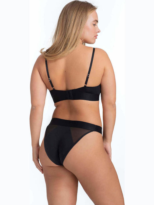 Dorina Radiate Bralette Σουτιέν Μαύρο