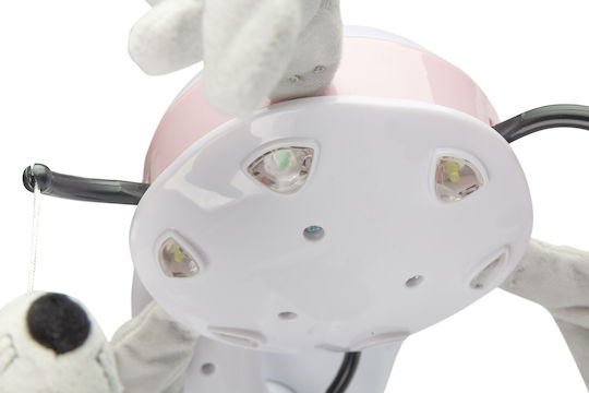 Caretero Elektrisch Baby Relax Schaukel Raffi Pink für Kind bis 12kg