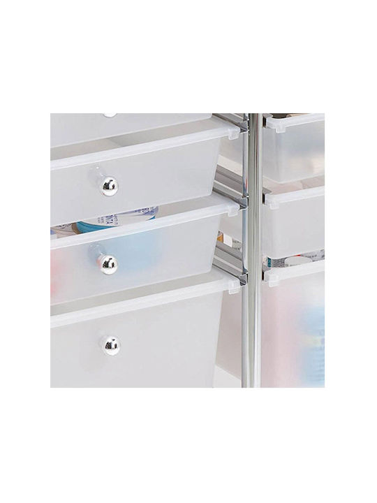 Storage Drawer from Metal and Plastic M39xW60xH76cm