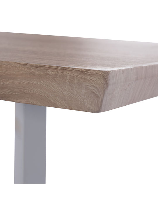 Ofira Wooden Dining Room Table with Metal Frame 140x80x76cm