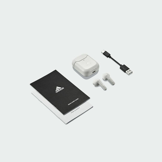 adidas Z.N.E. 01 Earbud Bluetooth Handsfree Ακουστικά με Αντοχή στον Ιδρώτα και Θήκη Φόρτισης Clear Grey / Light Grey