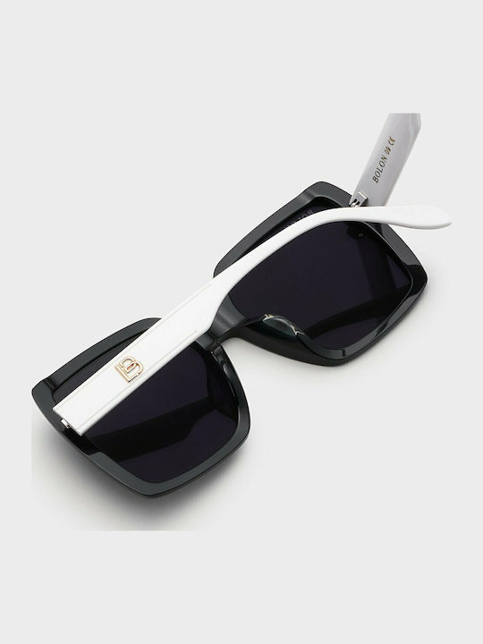 Bolon Women's Sunglasses with Black Plastic Frame and Black Lens BL3085C11