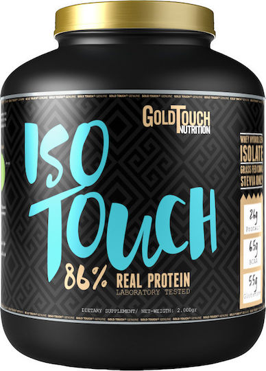 GoldTouch Nutrition Iso Touch 86% Protein Whey Gluten Free with Flavor Ganache Chocolate 2kg