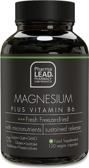 Pharmalead Magnesium Plus Vitamin B6 120 veg. Kappen